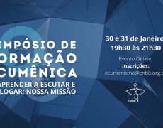 INSCRIÇÕES ABERTAS: “SIMPÓSIO DE FORMAÇÃO ECUMÊNICA 2023”