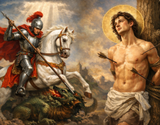 SÃO JORGE E SÃO SEBASTIÃO: AS DIFERENÇAS ENTRE OS MÁRTIRES