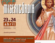 FESTA DA MISERICÓRDIA NO CENTRO CULTURAL DOM ORANI TEMPESTA