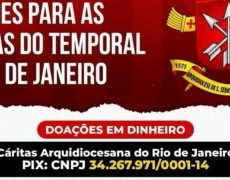 AJUDA ÀS VÍTIMAS DAS CHUVAS NO RIO DE JANEIRO