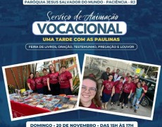TARDE VOCACIONAL COM AS IRMÃS PAULINAS