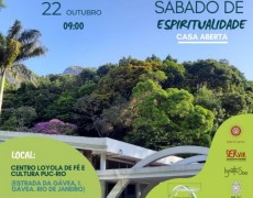 SÁBADO (22) DE ESPIRITUALIDADE NO CENTRO LOYOLA DE FÉ E CULTURA