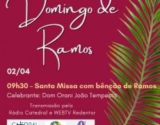 MISSA DE RAMOS NA CATEDRAL DO RIO DE JANEIRO