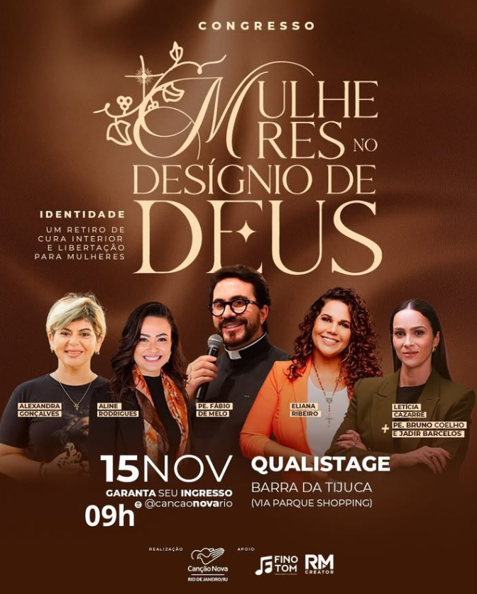 PE. FÁBIO DE MELO NO CONGRESSO PARA MULHERES NO RIO