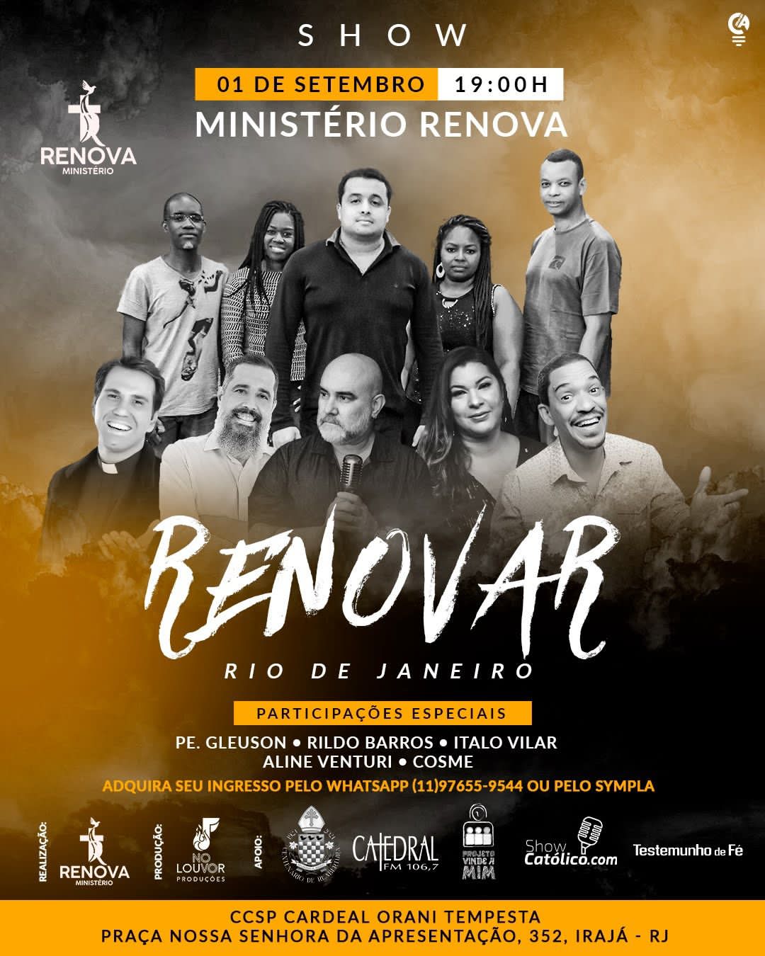 RENOVAR RIO DE JANEIRO: FÉ, MÚSICA E SOLIDARIEDADE