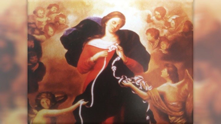 TERÇO DE HOJE DEDICADO A NOSSA SENHORA DESATADORA DE NÓS