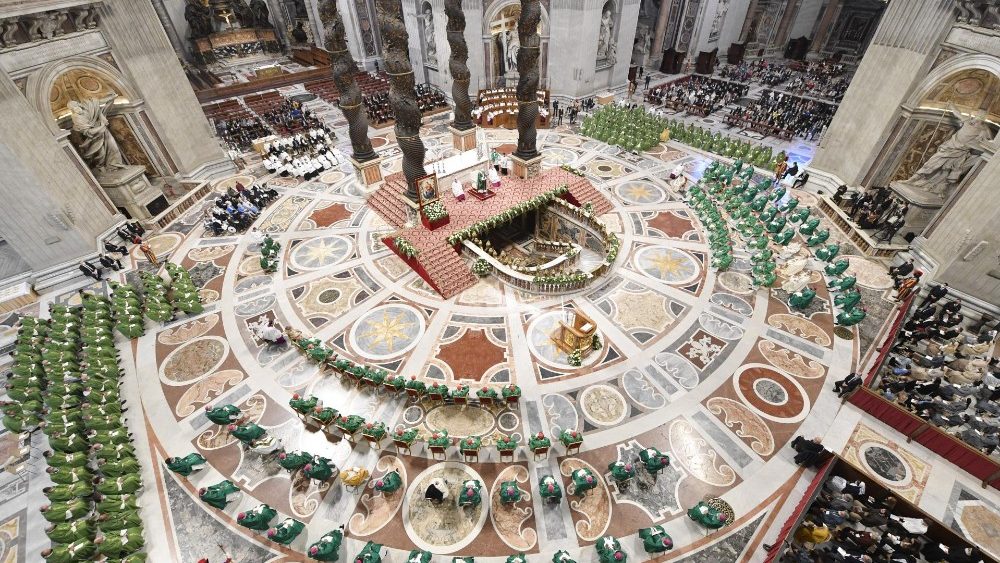 PAPA: SÍNODO É UM EVENTO DE GRAÇA, ESTAR ABERTO ÀS SURPRESAS DO ESPÍRITO