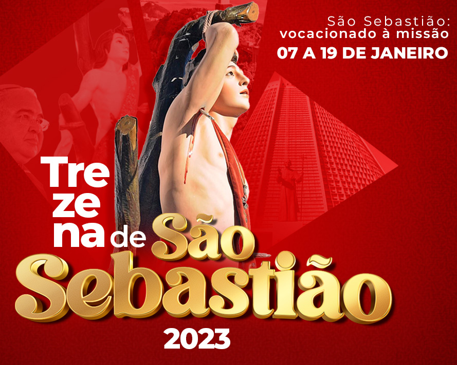 PROGRAMAÇÃO DESTA QUINTA-FEIRA (12) PARA A TREZENA DE SÃO SEBASTIÃO