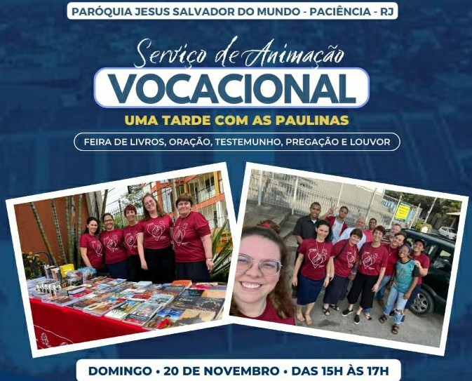TARDE VOCACIONAL COM AS IRMÃS PAULINAS
