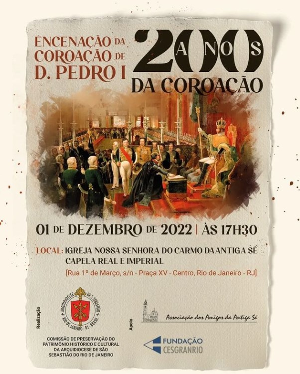 200 ANOS DA COROAÇÃO DE DOM PEDRO I