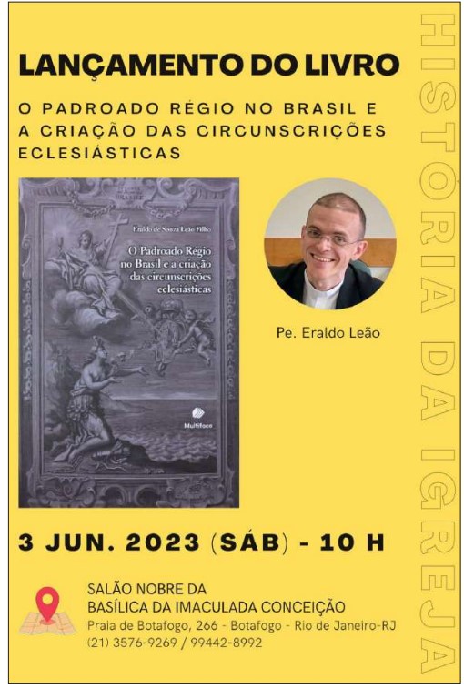 PE. ERALDO LEÃO LANÇA LIVRO SOBRE A HISTÓRIA DA IGREJA NO BRASIL