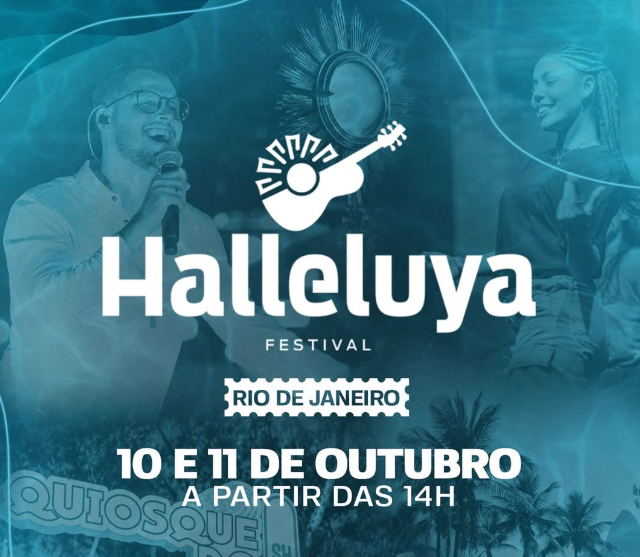 HALLELUYA FESTIVAL CHEGA AO RIO EM OUTUBRO