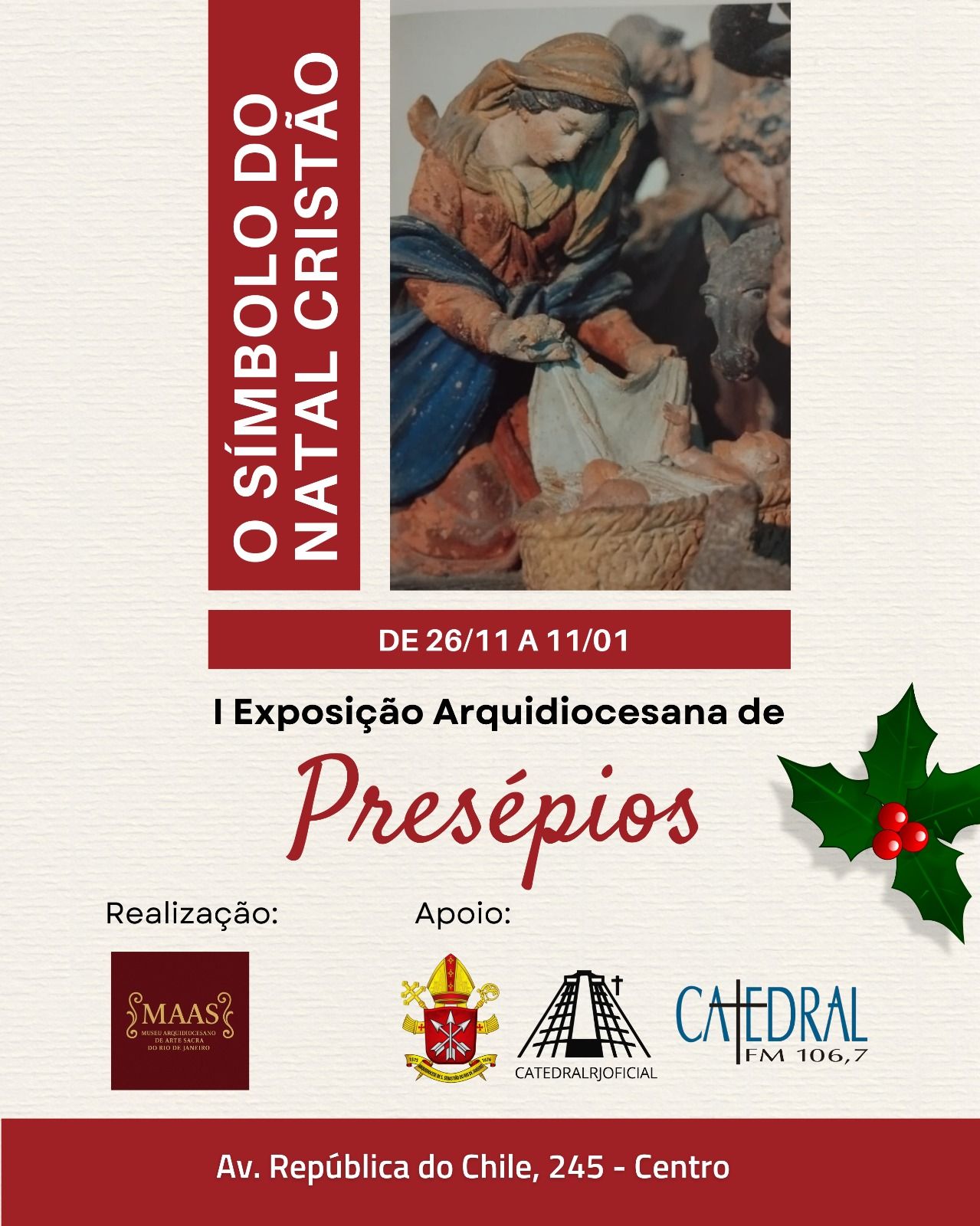 I EXPOSIÇÃO ARQUIDIOCESANA DE PRESÉPIOS NO MAAS
