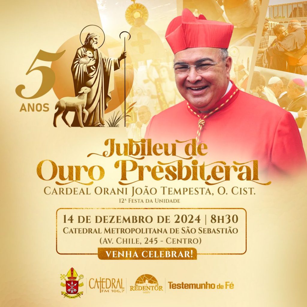 IGREJA DO RIO CELEBRA 50 ANOS DE SACERDÓCIO DE DOM ORANI
