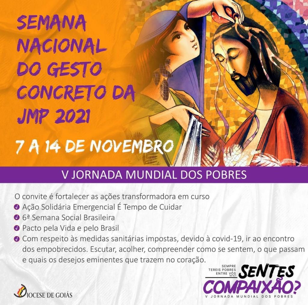 JMP: SEMANA NACIONAL DO GESTO CONCRETO ACONTECE ATÉ O DIA 14