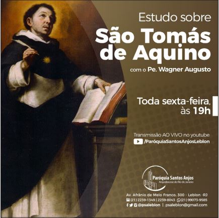 GRUPOS DE ESTUDO SOBRE A SUMA TEOLÓGICA DE SANTO TOMÁS AQUINO