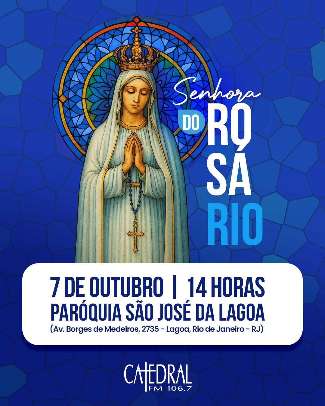 TERÇO SENHORA DO ROSÁRIO 2025 NO RIO DE JANEIRO
