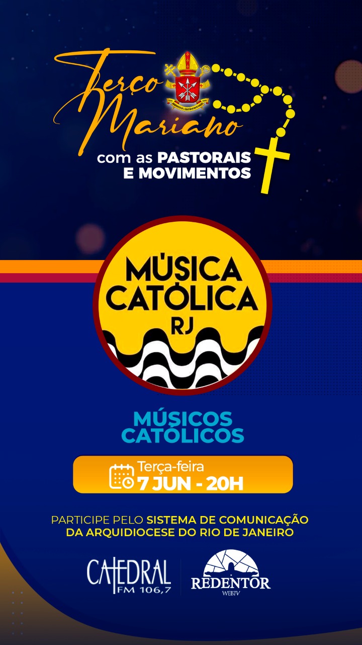 TERÇO MARIANO COM AS PASTORAIS E MOVIMENTOS