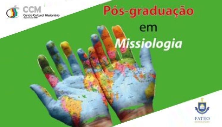 PÓS-GRADUAÇÃO EM MISSIOLOGIA - INSCRIÇÕES ENCERRAM HOJE (10/06)