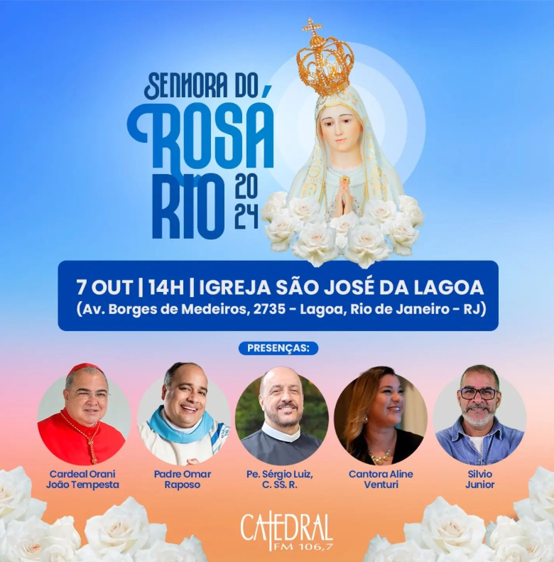 FESTA SENHORA DO ROSÁRIO É CELEBRADA NO RIO DE JANEIRO