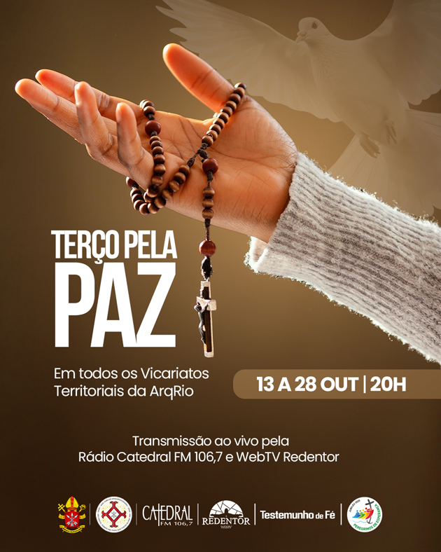 TERÇO PELA PAZ NA ARQUIDIOCESE DO RIO