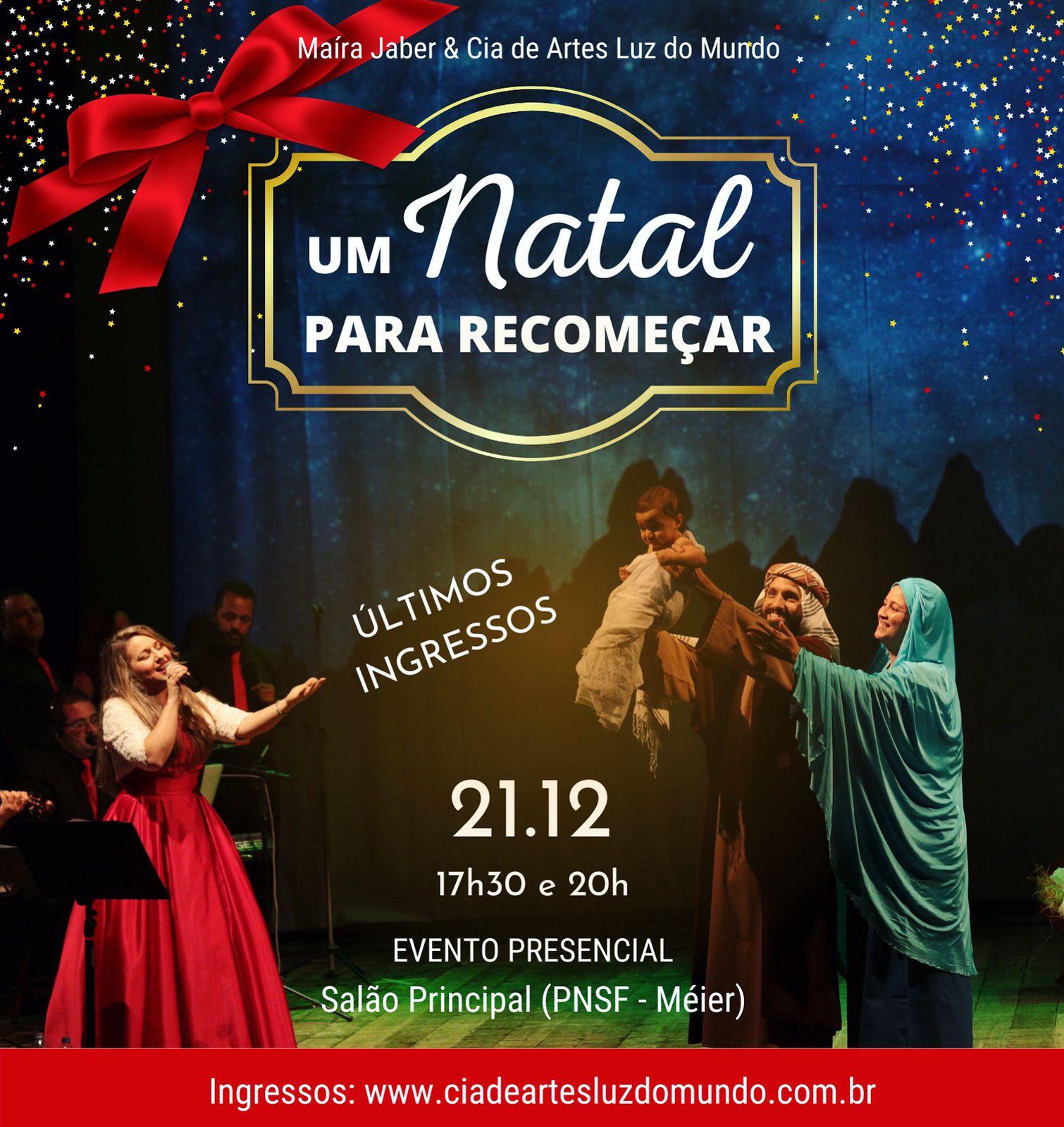 MAÍRA JABER APRESENTA: “UM NATAL PARA RECOMEÇAR” NESTA TERÇA-FEIRA(21)