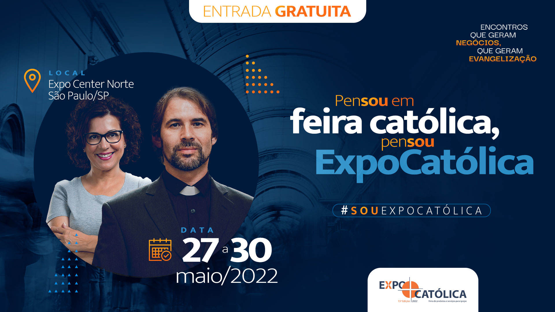 EXPOCATÓLICA 2022 TERÁ PROGRAMAÇÃO COMEMORATIVA  DE 15 EDIÇÕES