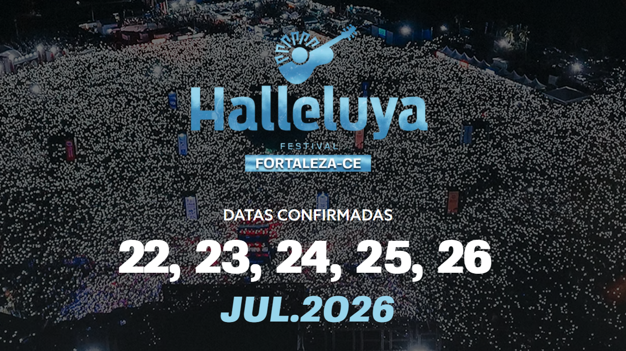 HALLELUYA 2026 ANUNCIA MAIOR EDIÇÃO DA HISTÓRIA