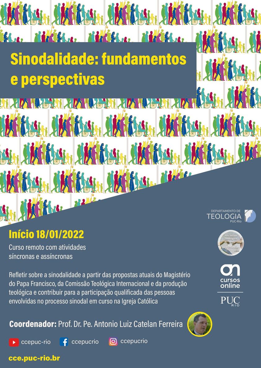 PUC-RIO OFERECE FORMAÇÃO SOBRE A PERSPECTIVA DA SINODALIDADE