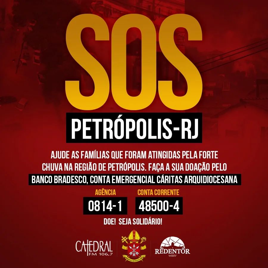 SOS PETRÓPOLIS: SAIBA COMO AJUDAR!
