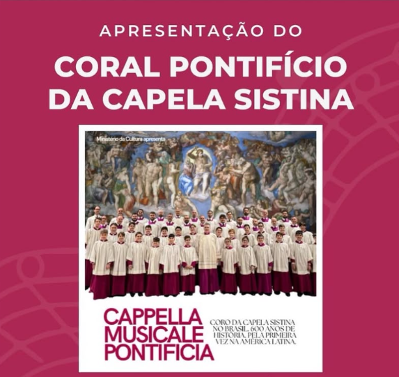 CORAL DA CAPELA SISTINA FARÁ APRESENTAÇÃO GRATUITA NO RIO