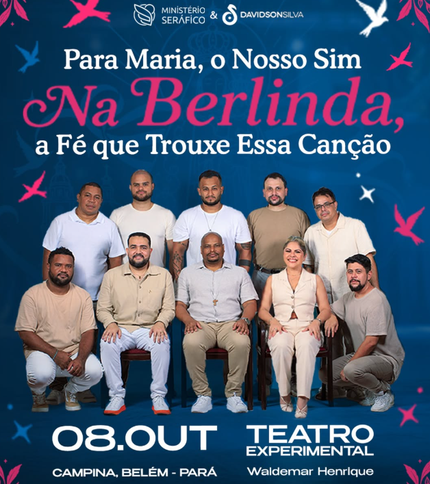 MINISTÉRIO SERÁFICO E DAVIDSON SILVA CANTAM PARA MARIA EM BELÉM