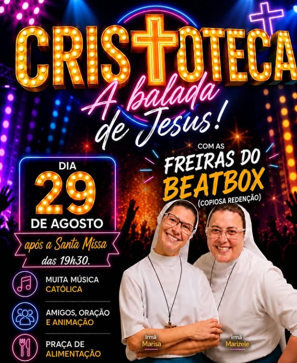 CRISTOTECA COM AS FREIRAS DO BEATBOX