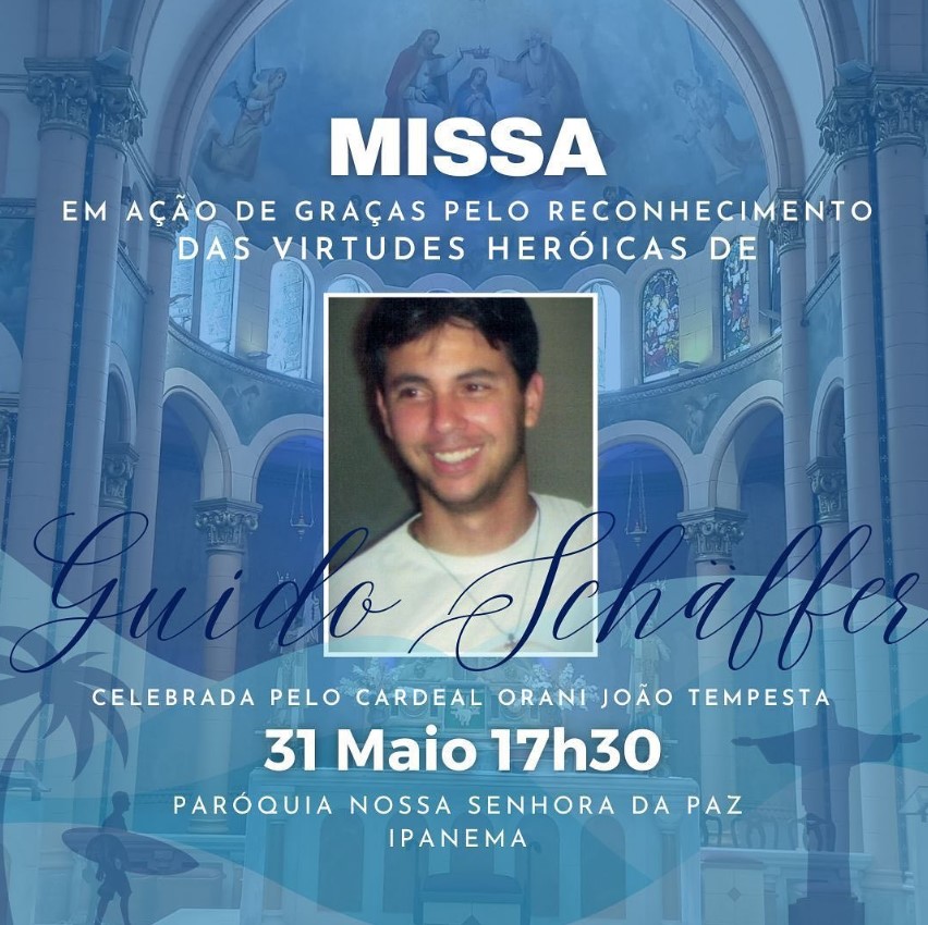 MISSA EM AÇÃO DE GRAÇAS: GUIDO SCHÄFFER, EXEMPLO DE FÉ E DEVOÇÃO